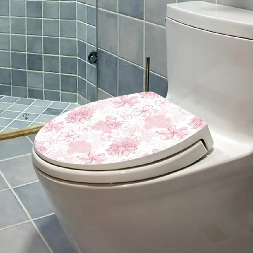 2017 sedile del water wall sticker smontabile adesivo da parete bagno accessori decorazione della casa adesivi
