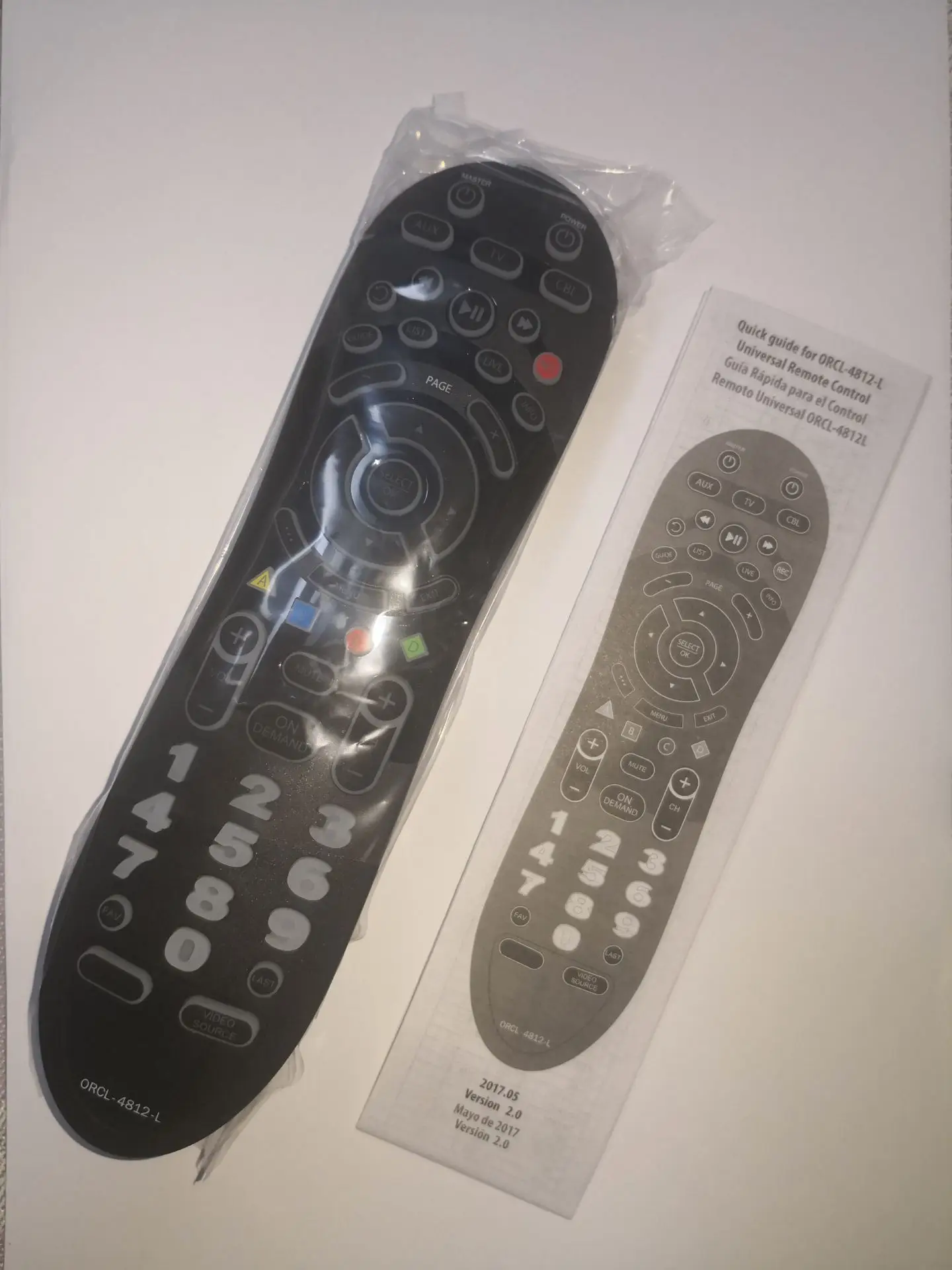 Guide Orcl5812l Rc3675801/01 Universal Remote Control Hub AliExpress