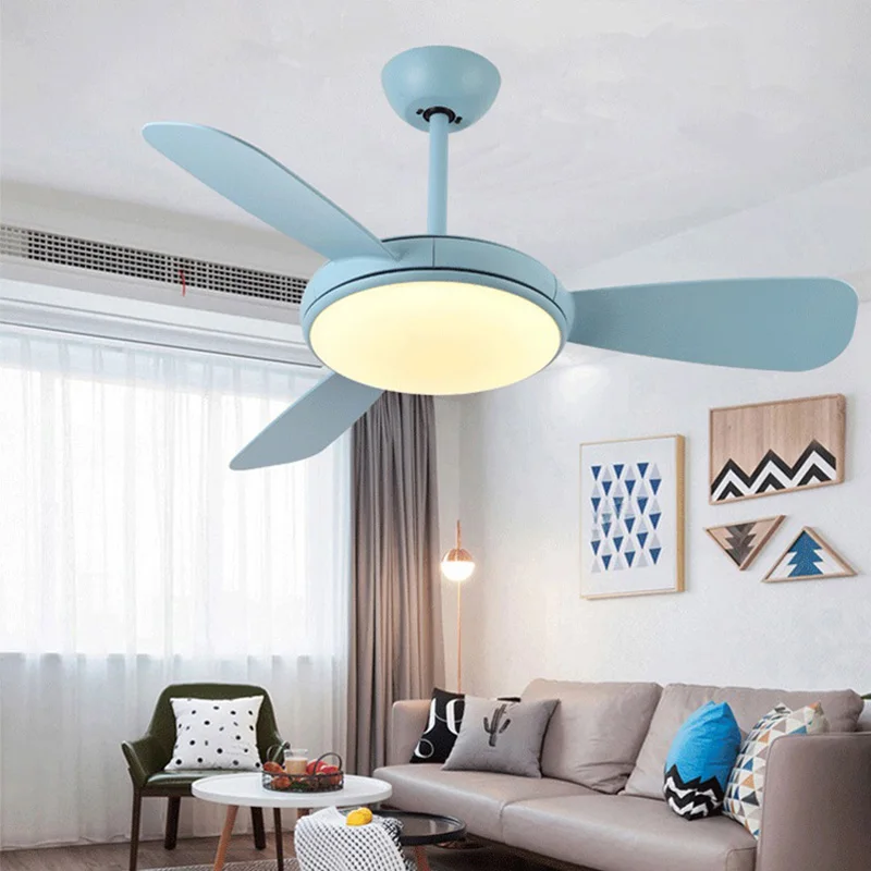 

Creative Acrylic Leaf Led Ceiling Fans 36 Inch Blade Remote LED Ceiling Fans For Bedroom Living Room Dining Room Fan Lights