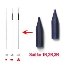 100 шт sunshine needles caps& tip полуперманентный Макияж иглы для татуировки шапка для бровей и губ