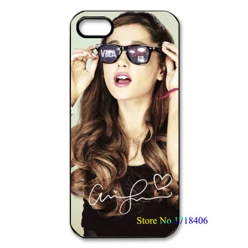 Ариана гранде мода сотовый телефон дело чехол для iphone 4 4S 5 5S 5c SE 6 s и плюс # 5956an |