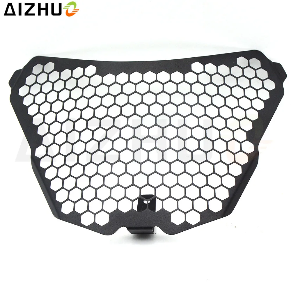 For KTM RC200 RC 200 300 Motorcycle Headlight Guard Grill Motorbike Motor Stainless Steel Front Lamp Head Light Protection Cover