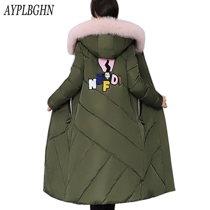 Winter font b Jacket b font font b Women b font Hooded Thicken Coat Female Fashion