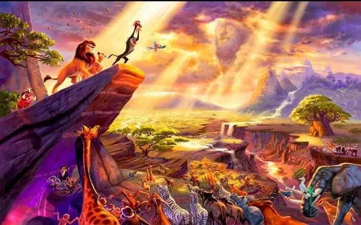 3d-room-wallpaper-custom-mural-non-woven-Fairy-tale-the-lion-king-painting-photo-3d-wall (3)