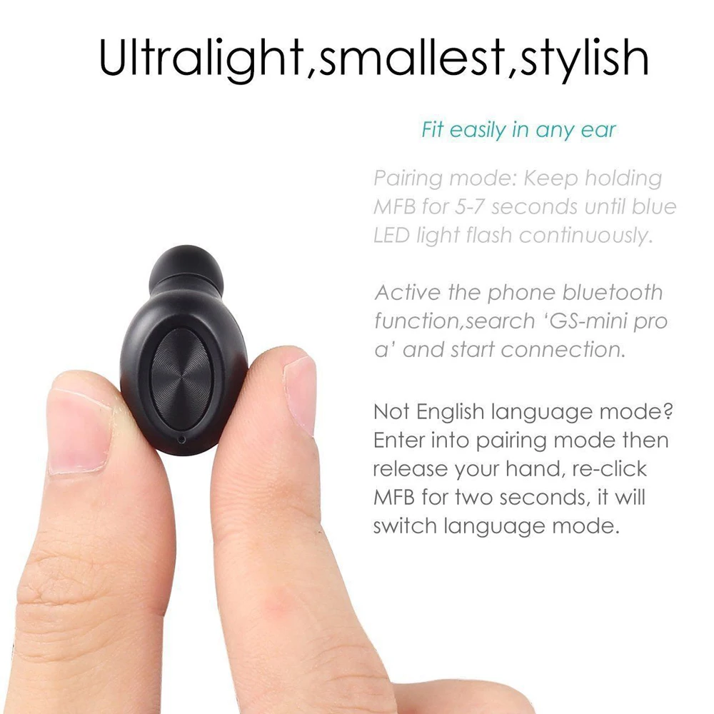 X17 Magnetic Charging Headphone Mini Hands Free Car Earphones Wireless Bluetooth V4.2 Headset In Ear Sport  Earpieces For iPhone (4)