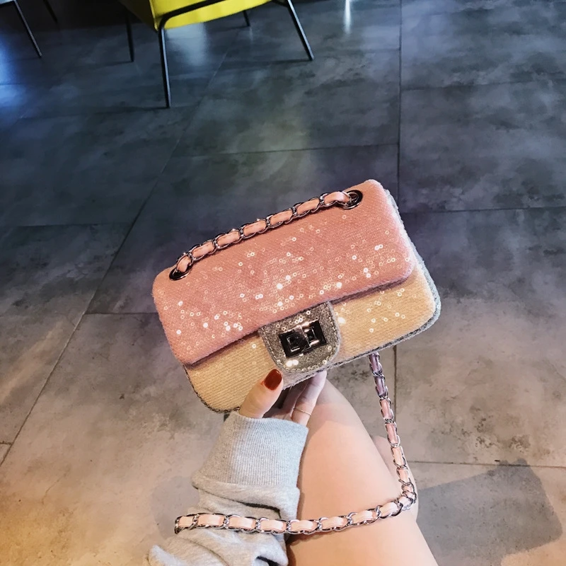 

Small Bags Women 2019 Crossbody Bags For Women Sequin Women's Shoulder Bag Girl Purses and Handbags Female Mini Bag