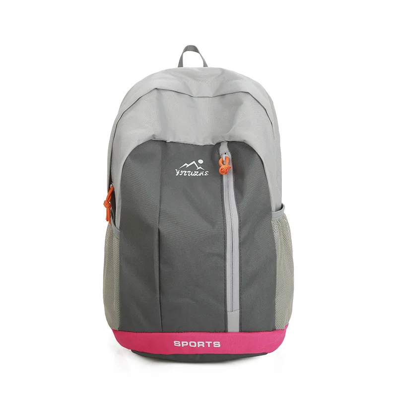 20л уличный рюкзак, походные сумки, детская школьная сумка, рюкзак для родителей и детей, водонепроницаемая дорожная Подарочная сумка, сумка для детского сада - Цвет: gray red