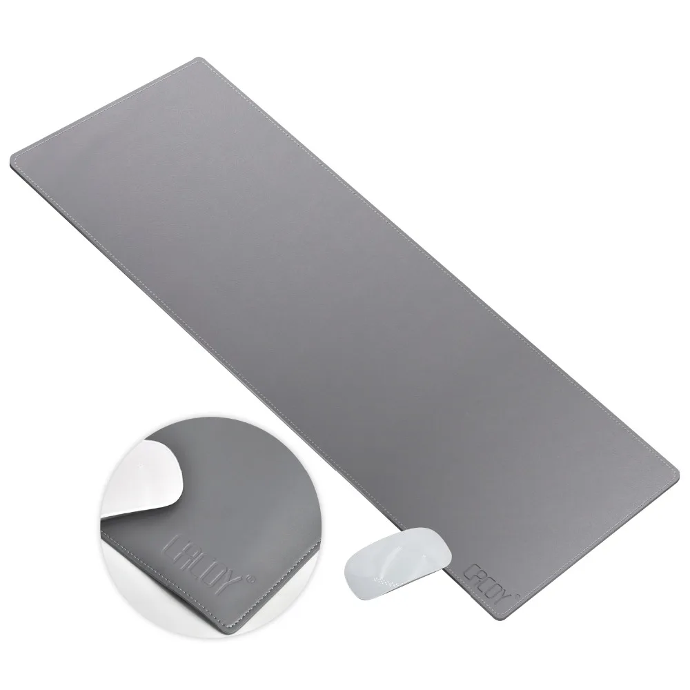 

CACOY 100*40CM Desk Pad Protecter PU Leather Mouse Keyboard Desk Blotters Organizer with Comfortable Writing Surface