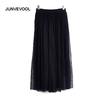 

Chiffon Beach Skirt Summer Elegant Free Size Hallow Out Skirts Women Vintage Mid-Calf Length Casual Party Club Ladies Clothing
