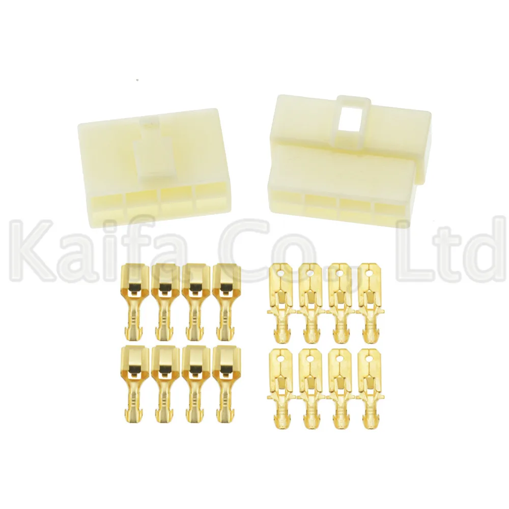 10 комплектов 6 3 мм 8 P контактов|connector electronic|connector headconnector male |