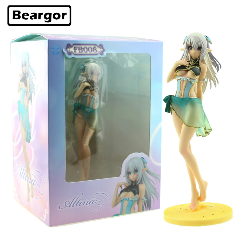 Сексуальный 7 &quotАниме вспышка Сияющий пляж Heroines Altina купальник Ver. В коробке 18 см