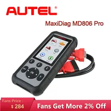 Autel MaxiDiag MD806 Pro OBD2 Car Automotive Diagnostic Tool Code Reader OBD 2 Auto Scanner Full System Diagnoses Car Scanner цена Autel MaxiDiag MD806 Pro OBD2 Car Automotive Diagnostic Tool Code Reader OBD 2 Auto Scanner Full System Diagnoses Car Scanner цены онлайн
