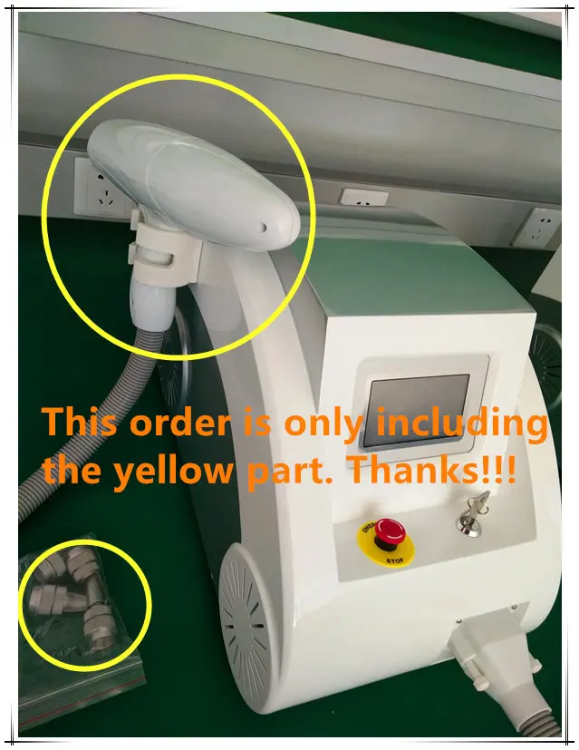 

Q-switched ND YAG laser handle / handpiece for tattoo /eyebrow tattoo removal machine