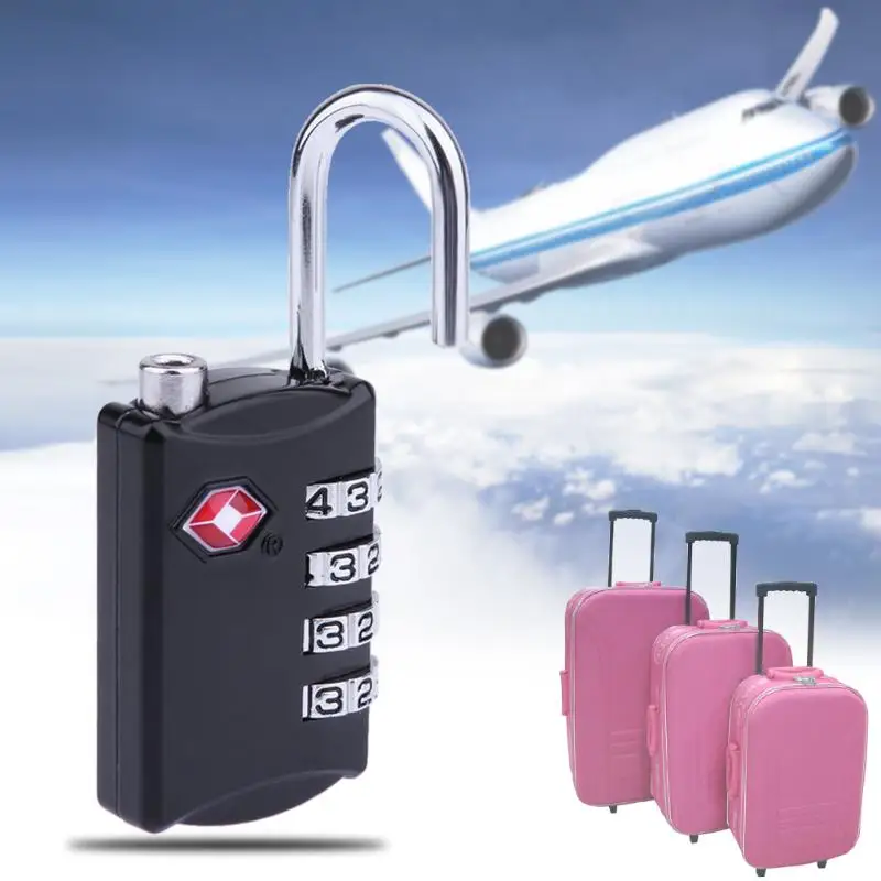 Zinc Alloy 4 Digit Luggage Hanging Lock Combination Travel Suitcase Bag Security Coded Lock Padlock Customs Safe Lock Zinc Alloy 4 Digit Luggage Hanging Lock Combination Travel Suitcase Bag Security Coded Lock Padlock Customs Safe Lock