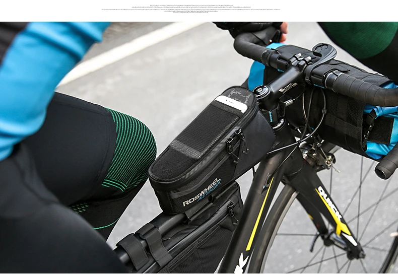 Perfect ROSWHEEL ATTACK 2017 Waterproof Bicycle Bag Front Beam Frame Top Tube Bag MTB Road Foldig Bike Phone Bag Cycling Accessories 7 Perfect ROSWHEEL ATTACK 2017 Waterproof Bicycle Bag Front Beam Frame Top Tube Bag MTB Road Foldig Bike Phone Bag Cycling Accessories 7