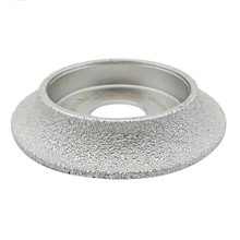 Паяный алмазный шлифовальный круг с диаметром 3 дюйма/75 мм, ручной шлифовальный диск, угловая шлифовальная машина, шлифовальный круг, пайка, кромка C