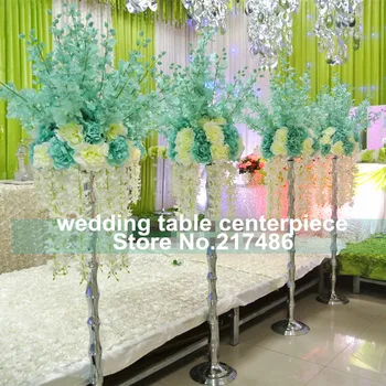 

free shipping (but africa 330 usd will be add ), metal flower vase&stand/flower centerpiece / wedding tall flower vase
