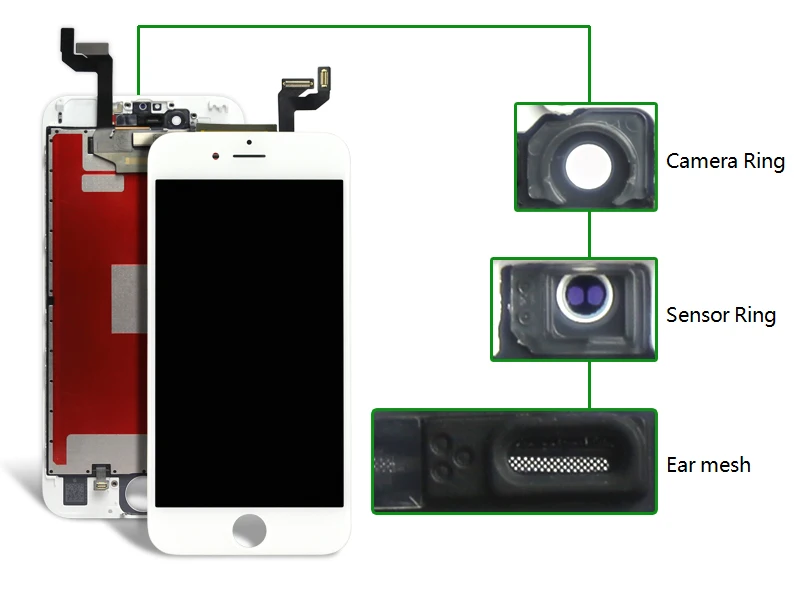  Alibaba China 2pcs For Apple Iphone 6s Lcd Display And Touch Screen Digitizer Full Assembly Replacement Complete Free Ship  