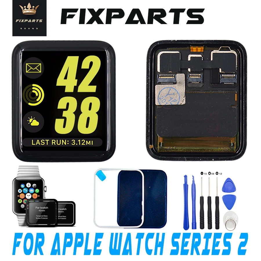 Asli 98% Baru untuk Apple Watch Seri 2 Layar Sentuh Display LCD Digitizer  Series2 38Mm/42Mm Layar pengganti + Kaca + Alat|touch screen digitizer| display screenscreen touch - AliExpress