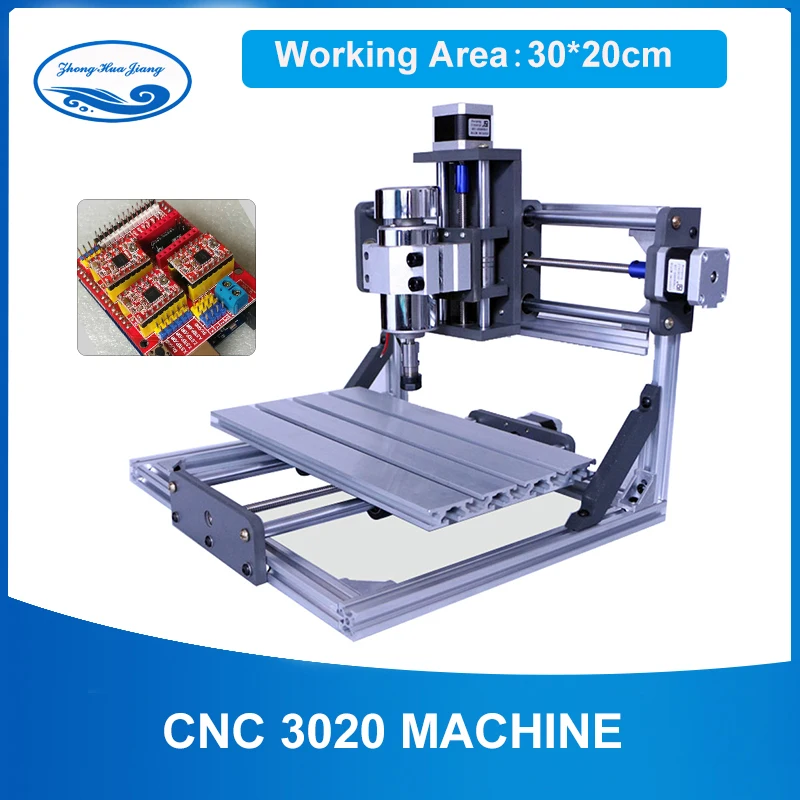 300 Вт CNC 3020 лазерный гравировальный станок, рабочая зона: 30*20 см, GRBL плата управления DIY деревянный маршрутизатор PCB фрезерный станок