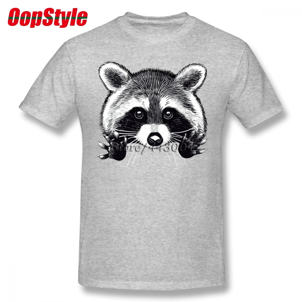Pequeño mapache Camiseta para hombres más algodón de tamaño Camiseta de equipo 4XL 5XL 6XL Camiseta Pequeño mapache Camiseta para hombres más algodón de tamaño Camiseta de equipo 4XL 5XL 6XL Camiseta