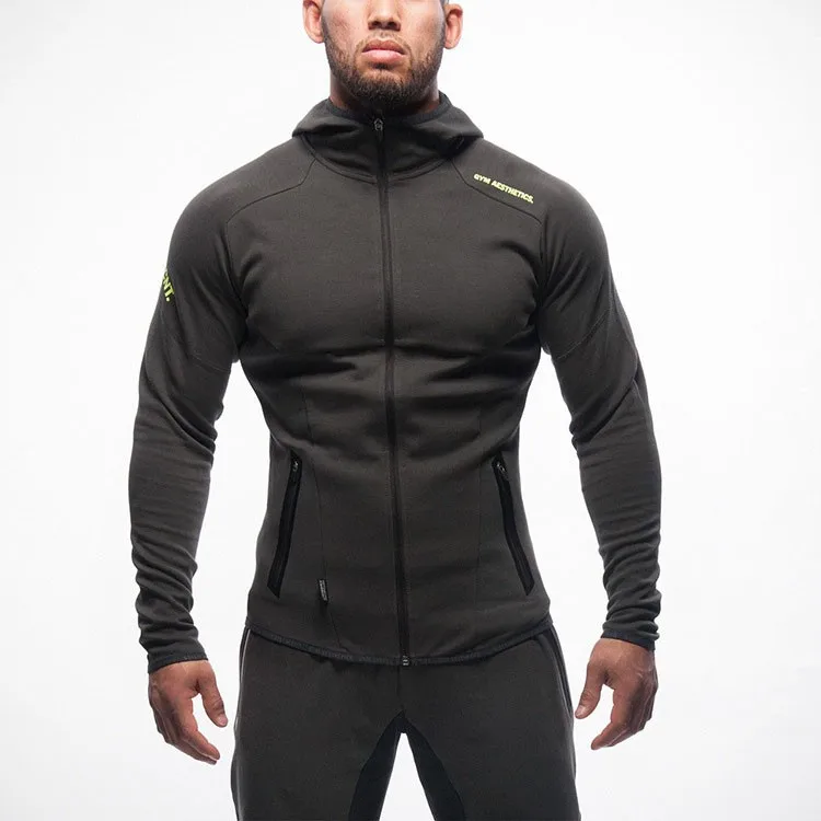Gymshark Hoodies Tracksuit Men Bodybuilding Fitness Hoodie Jogger Sweatshirts Gym Masculina Hombre Coat Muscle Men's Sportswear (14)