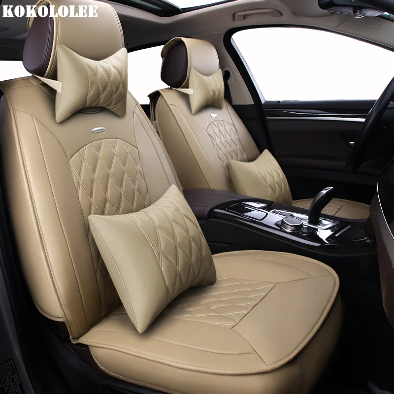 KOKOLOLEE pu leather car seat cover for Chevrolet All Model Cruze 2015