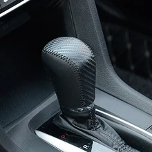 Cucito a mano In Pelle Pomello Del Cambio Auto Coperchio di Protezione Per Honda Civic 10th Generation 2016 2017 Accessori