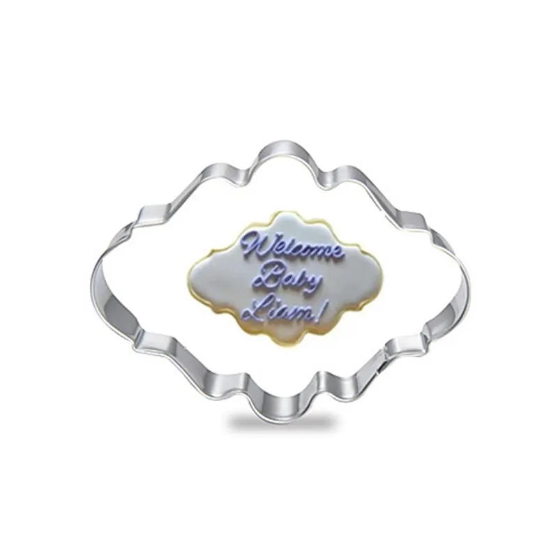 DZ102 European Palace Pattern Style Cookie Cutter Stainless Steel Dessert Tools Moulds Metal Bakeware Kitchen Supplies  (1)