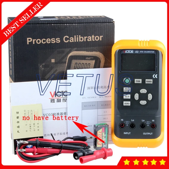 

VICTOR 03 Multifunction Process Multimeter Calibrator Meter of high precision RTD tester