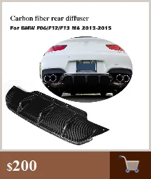 Спойлер для переднего бампера автомобиля из углеродного волокна для BMW 6 серии F12 M6 база трансформер/купе