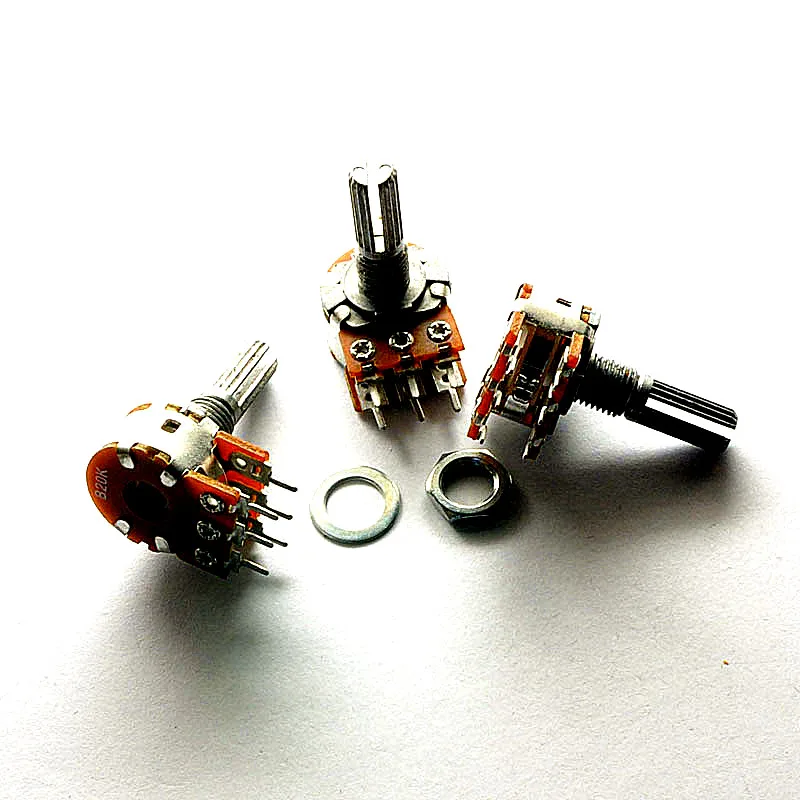 Buy 5pc/lot WH148 D24 Rotary Potentiometer 20 20K
