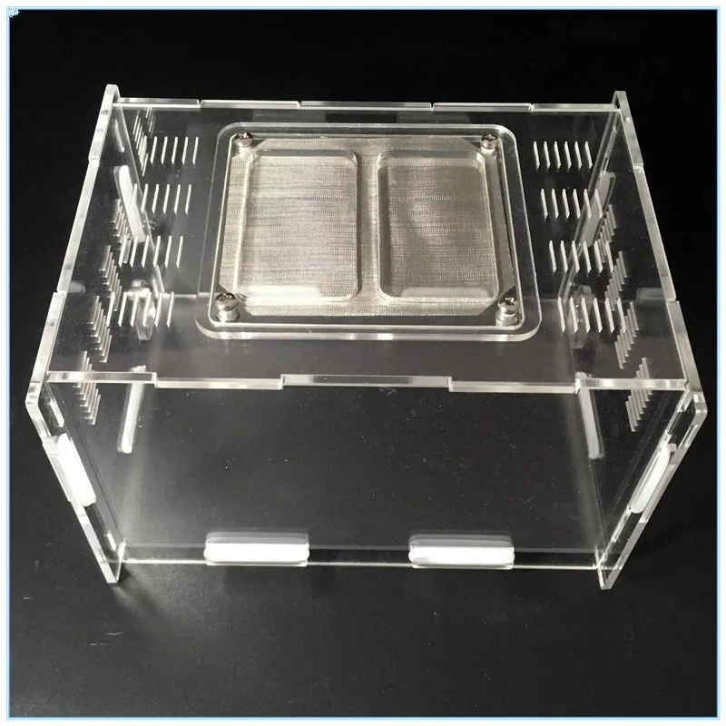 

1PCS Acrylic Feeding Area Small Pet Feeding Box All Kinds of Nest Expansion Special Small Feeding Area Ants Farm House Ant Nest