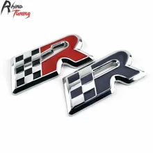 

Rhino Tuning Car Lettering Logo Sign Emblem Auto Styling Racing Sticker For Leon Cupra 2010 R Badge 20798