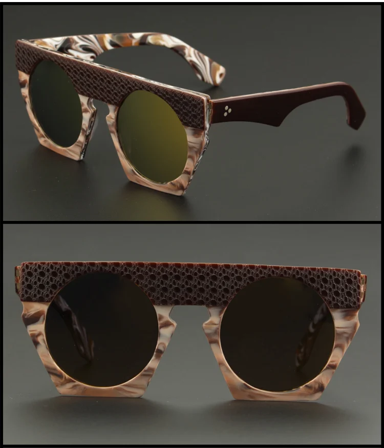 Высокое качество ручной работы ацетатные поляризованные солнцезащитные очки в стиле унисекс со UV400 солнцезащитные очки M1863