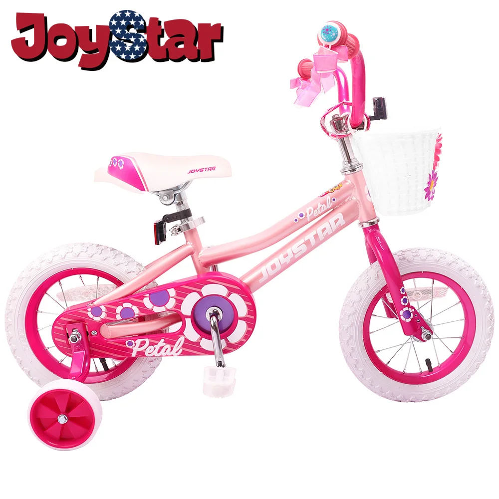 Top Girls Bike with Basket & Training Wheels for 14 & 16 Inch Bike Kid Child Children Bicycle, Blue & Pink & Purple 0 Top Girls Bike with Basket & Training Wheels for 14 & 16 Inch Bike Kid Child Children Bicycle, Blue & Pink & Purple 0