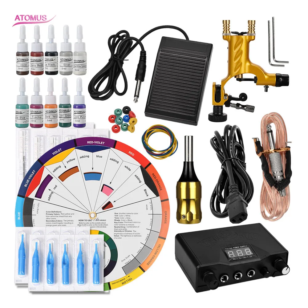 

Tattoo Machine Rotary Kits Rotary Tattoo Maquina Tatuar Profesional Professionnel Starter Pen Tatuaje Makeup Pro Tattoo Starter