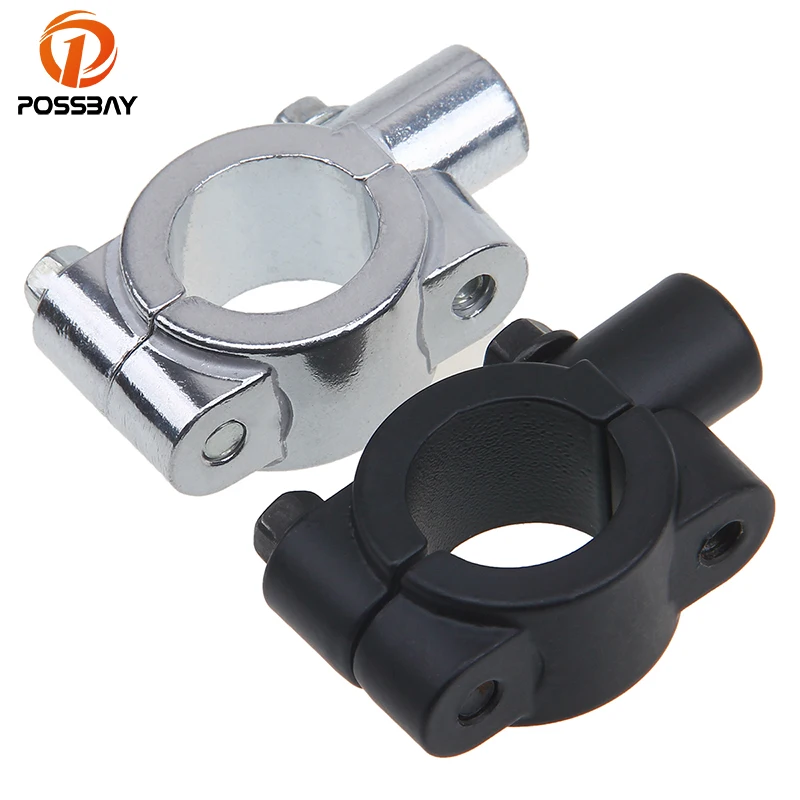 

POSSBAY 8MM/10MM Motorcycle Mirrors Holde Stand For 22MM 7/8" Handlebar Rearview Mirror Mount Adapter Holder Clamp For Yamaha