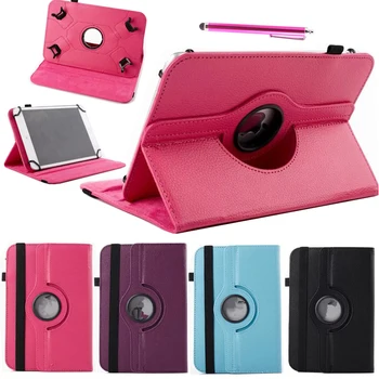 

For GOCLEVER Insignia 800 WIN/800 WIN 3G 8 inch Tablet 360 Degree Rotating UNIVERSAL PU Leather Cover Case Free Pen