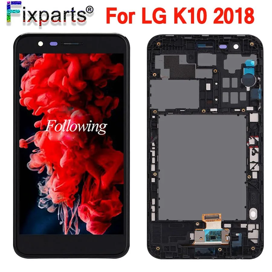 Дигитайзер сенсорного ЖК-экрана для LG K10 2018 запасные части k11 LCD 5 3 '&#x271280x720