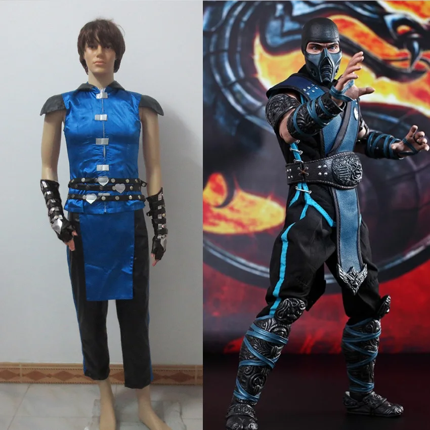 Костюм ниндзя для косплея Mortal Kombat Sub Zero|costume donald|ninja shapesninja costume |