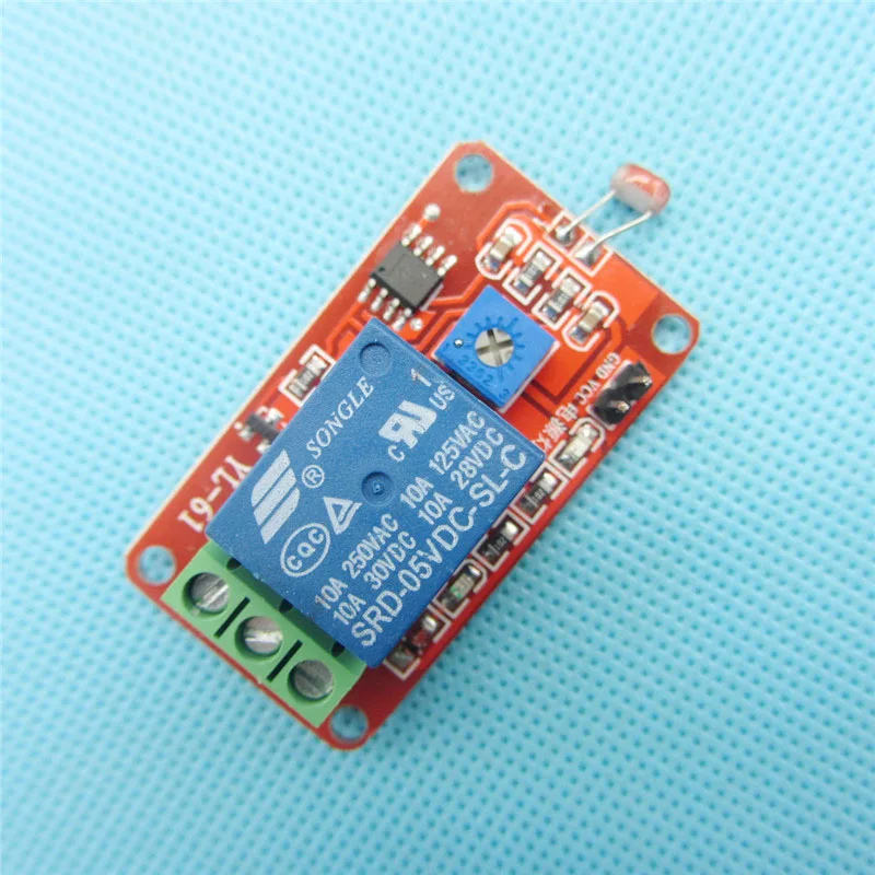 

LSR Light Sensitive Sensor Relay Photosensitive Optical Relay Module 5V For Arduino DIY