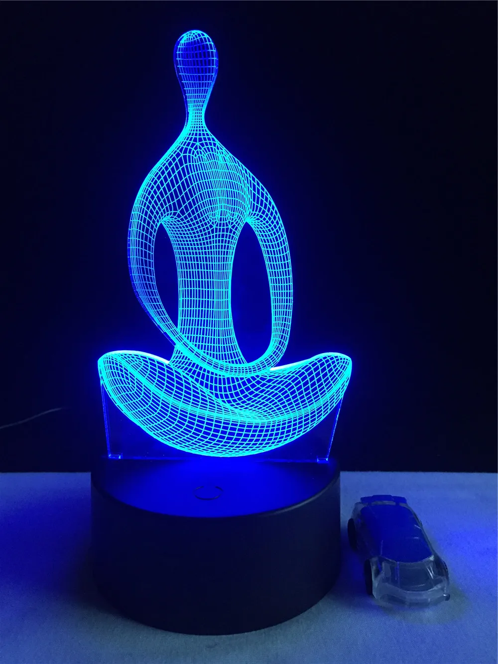 Luzes da Noite yoga meditação conduzida de acrílico Function 2 : Led Bulb/holiday Novelty Lighting/night Light