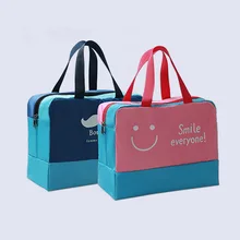 Женская уличная спортивная сумка Пляжная с разделителем для сухого и влажного плавания хранения непромокаемый пакет большой емкости водонепроницаемый Мытье Ванны сумочка