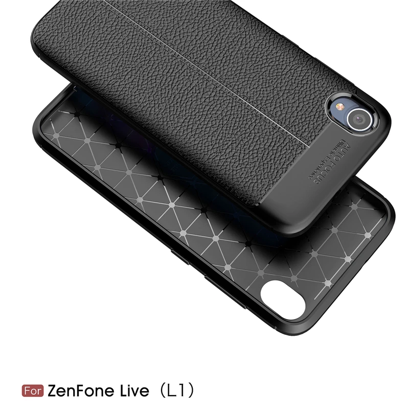Litchi silicone case for Asus Zenfone Live (L1) ZA550KL (2)