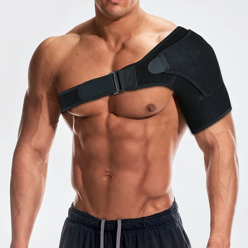 Защита плеча плечевой бандаж Защита плеча Регулируемая Защита плеча для вывихнутого сустава защита от травм одно плечо иммобилайзер ремень