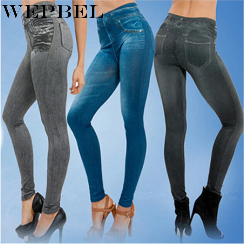 WEPBEL новые модные женские обтягивающие брюки леггинсы повязка с высокой талией Леггинсы эластичные повседневные брюки штаны для бега
