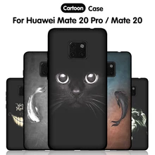 JURCHEN, мягкий силиконовый чехол для huawei mate 20 Pro, чехол с милым рисунком, тонкая задняя крышка для huawei mate 20 Pro 20 X 20X, чехол для телефона