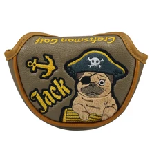 Craftsman чехол для клюшки для гольфа Mid Mallet головной убор капитан Джек вышивка защитный чехол Магнитный чехол