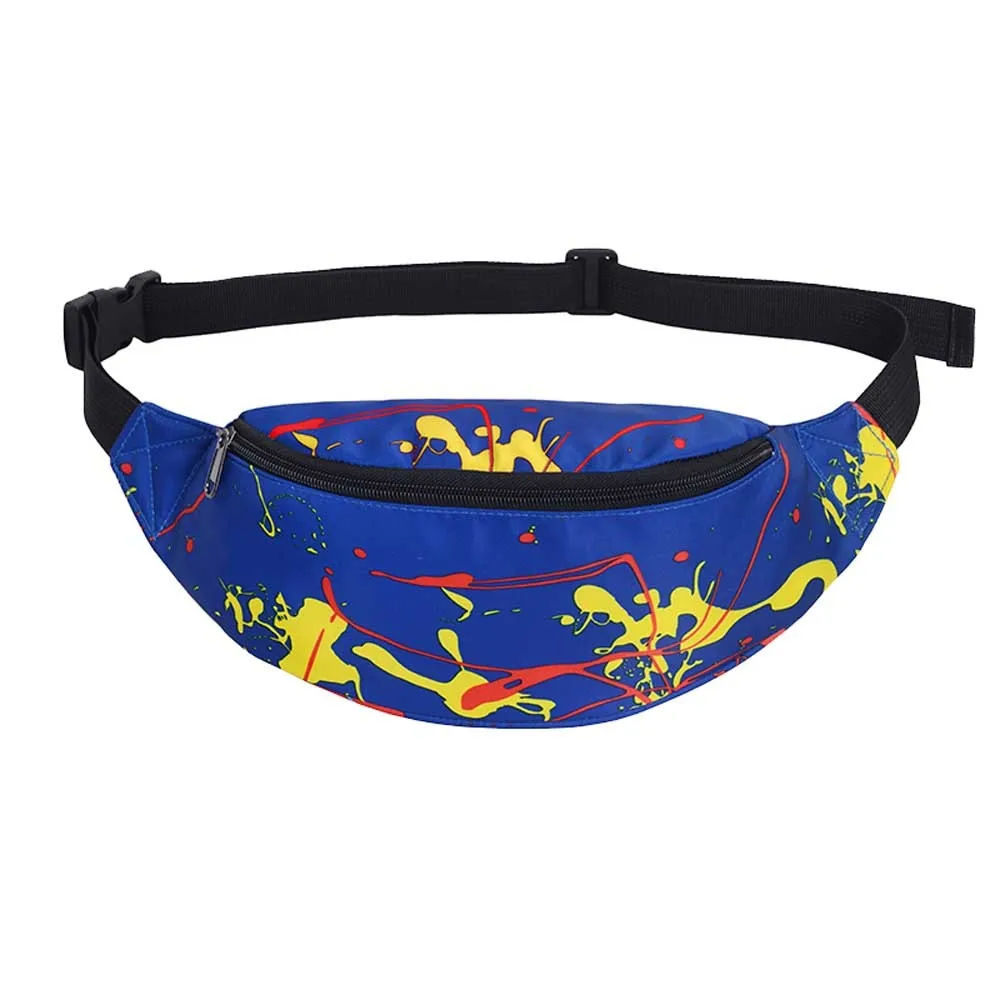 

OCARDIAN-Waist Packs Fashion Unisex Decorative Pattern Fitness Chest Package Women Gym Fitness Bag Lady Running Outdoor 5M29